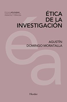 portada Etica de la Investigacion (in Spanish)