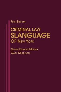 portada criminal law slanguage of new york (en Inglés)