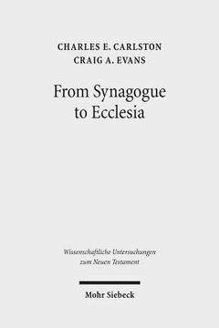 portada From Synagogue to Ecclesia: Matthew's Community at the Crossroads