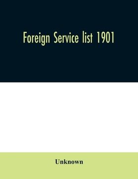 portada Foreign service list 1901 (en Inglés)