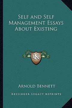 portada self and self management essays about existing