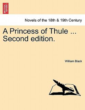 portada a princess of thule ... second edition.