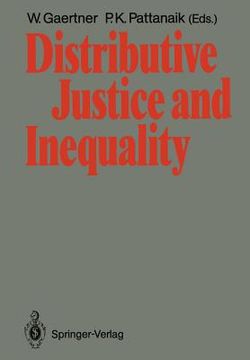 portada distributive justice and inequality: a selection of papers given at a conference, berlin, may 1986 (en Inglés)