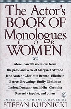 portada The Actor's Book of Monologue for Women (in English)