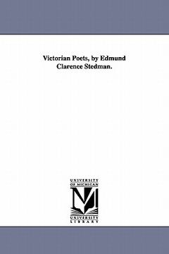 portada victorian poets, by edmund clarence stedman.