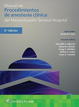 portada Manual de Procedimientos de Anestesia Clinica del Massachusetts General Hospital (in Spanish)