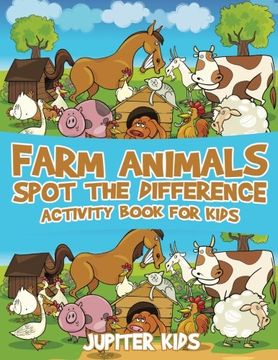 portada Farm Animals Spot the Difference Activity Book for Kids