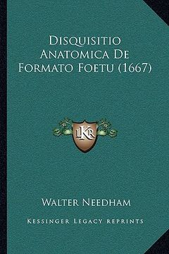 portada Disquisitio Anatomica De Formato Foetu (1667) (in Latin)