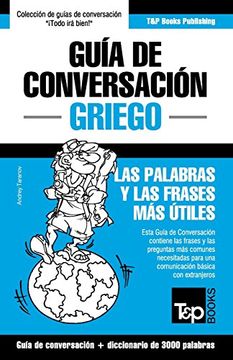 portada Guía de Conversación Español-Griego y Vocabulario Temático de 3000 Palabras (in Spanish)