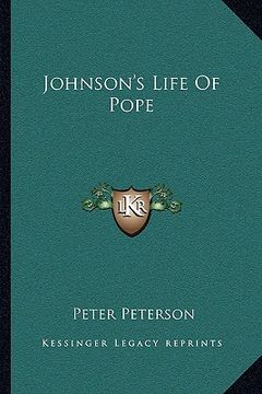 portada johnson's life of pope (in English)