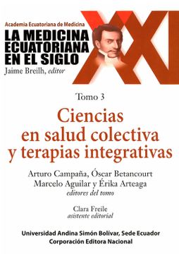 portada Ciencias en la salud colectiva y terapias integrativas