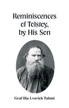 portada Reminiscences of Tolstoy, by His Son (in English)