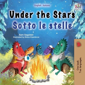 portada Under the Stars (English Italian Bilingual Children's Book): Bilingual children's book (in Italian)