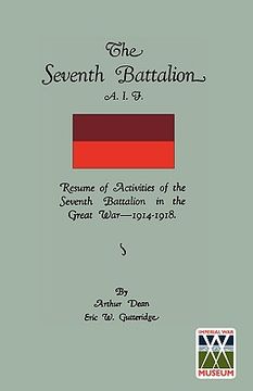 portada seventh battalion a.i.f. 1914-1918 (en Inglés)