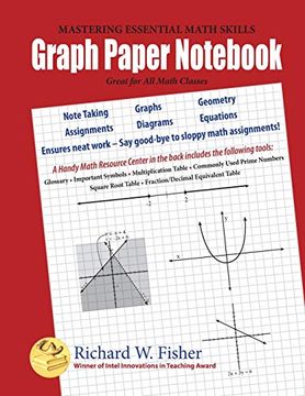 portada Graph Paper Notebook: Great for all Math Classes (en Inglés)