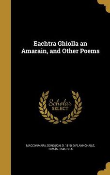 portada Eachtra Ghiolla an Amarain, and Other Poems (in English)