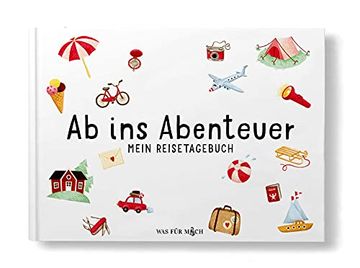 portada Ab ins Abenteuer: Mein Reisetagebuch (en Alemán)