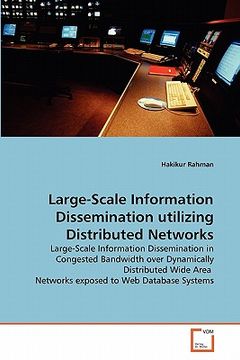 portada large-scale information dissemination utilizing distributed networks (en Inglés)