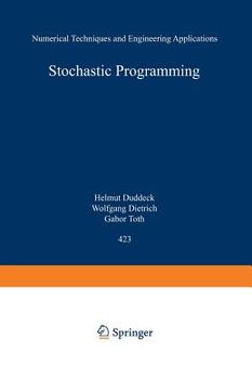 portada stochastic programming: numerical techniques and engineering applications (en Inglés)