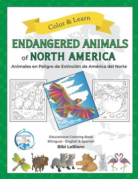 portada Endangered Animals of North America - Animales en peligro de extinción de américa del norte