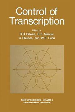 portada Control of Transcription (en Inglés)