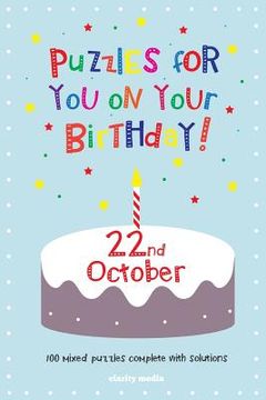 portada Puzzles for you on your Birthday - 22nd October (en Inglés)
