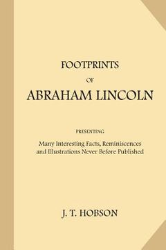 portada Footprints of Abraham Lincoln (en Inglés)