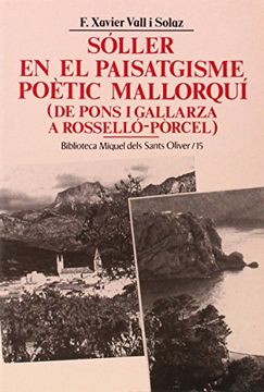 portada Sóller en el Paisatgisme Poètic Mallorquí (Biblioteca Miquel Dels Sants Oliver) (in Catalá)