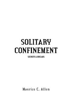 portada solitary confinement (en Inglés)