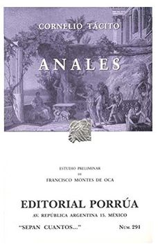 portada Anales (Sc291) [Paperback] by Tacito, Cornelio
