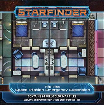 portada Starfinder Flip-Tiles: Space Station Emergency Expansion (in English)