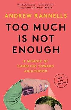 portada Too Much is not Enough: A Memoir of Fumbling Toward Adulthood 