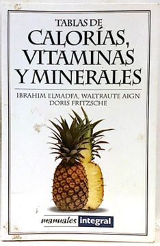 portada Tablas de Calorias, Vitaminas y Minerales