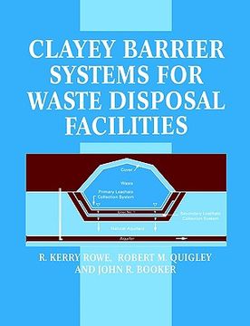 portada clayey barrier systems for waste disposal facilities (en Inglés)