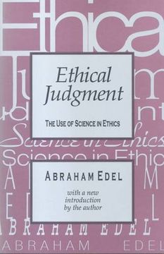 portada Ethical Judgment: The Use of Science in Ethics (in English)
