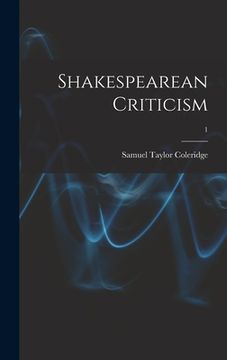 portada Shakespearean Criticism; 1 (en Inglés)