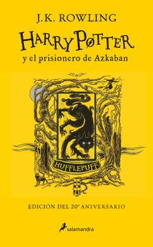 portada Harry Potter y el prisionero de Azkaban (edición Hufflepuff del 20° aniversario) (Harry Potter 3)
