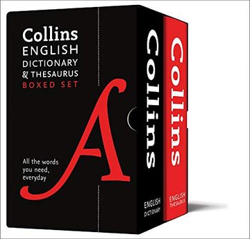 portada Collins English Dictionary and Thesaurus Boxed Set: All the Words you Need, Every day (en Inglés)