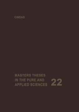 portada Masters Theses in the Pure and Applied Sciences: Accepted by Colleges and Universities of the United States and Canada (en Inglés)