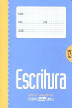 portada cartilla escritura 13 color.pauta 4mm (lamela) (in Spanish)