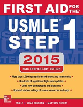 portada First Aid for the USMLE Step 1 2015 (First Aid USMLE)