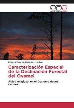portada Caracterización Espacial de la Declinación Forestal del Oyamel: Abies Religiosa en el Desierto de los Leones (in Spanish)