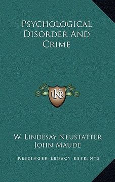 portada psychological disorder and crime (in English)