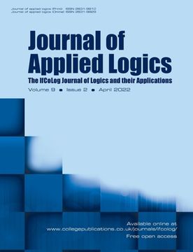 portada Journal of Applied Logics. The IfCoLog Journal of Logics and their Applications, Volume 9, Issue 2, April 2022 (en Inglés)