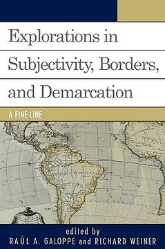 portada explorations on subjectivity, borders, and demarcation: a fine line