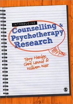 portada Introducing Counselling and Psychotherapy Research (en Inglés)