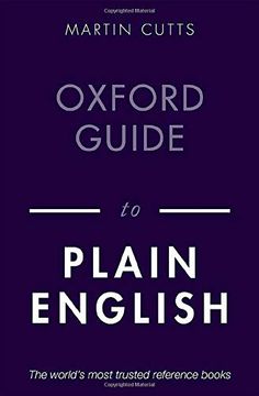 portada Oxford Guide to Plain English (en Inglés)