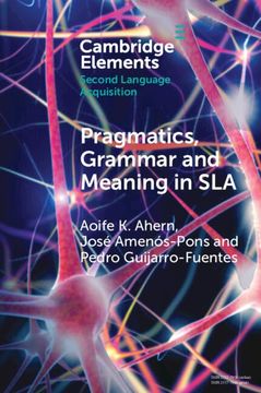 portada Pragmatics, Grammar and Meaning in sla (en Inglés)