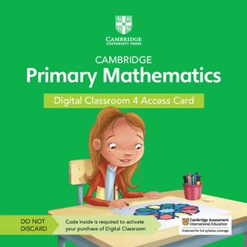 portada Cambridge Primary Mathematics Digital Classroom 4 Access Card (1 Year Site Licence) (Cambridge Primary Maths)