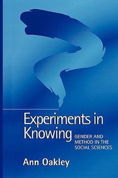 portada experiments in knowing: gender and method in the social sciences